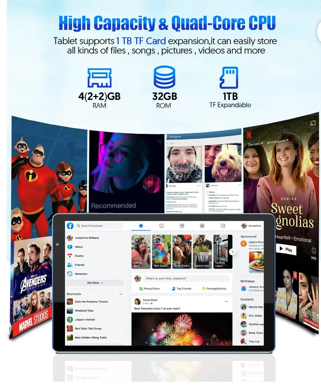 10.1 inch Android Tablet Crystal Haven