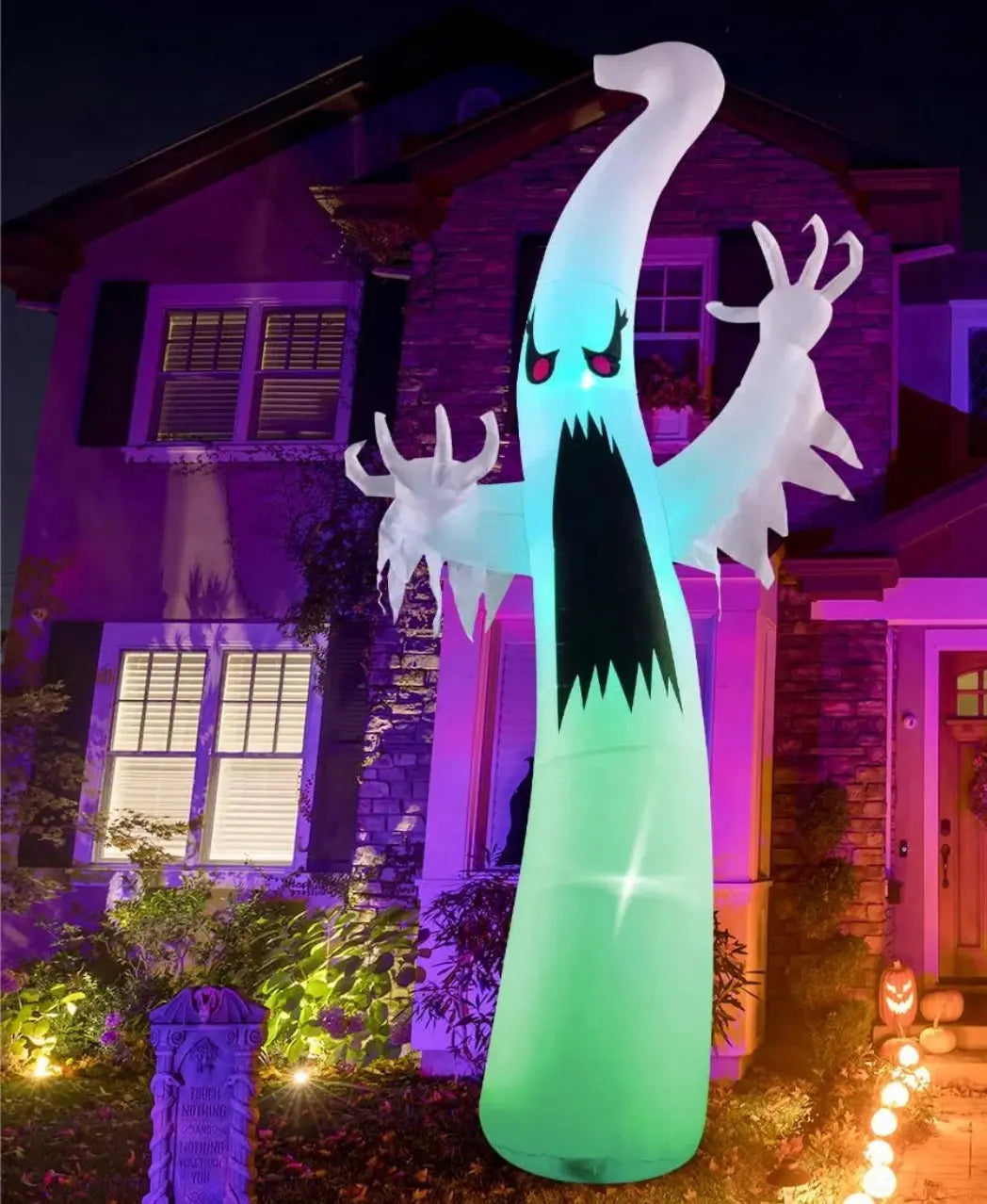 Halloween inflatable outdoor ghost 12 ft Crystal Haven