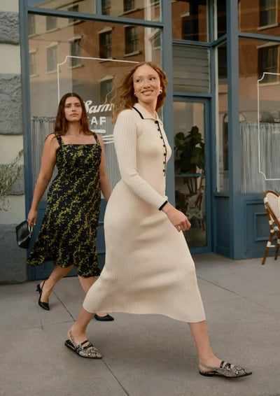 Women’s long sleeve V-neck dress Crystal Haven