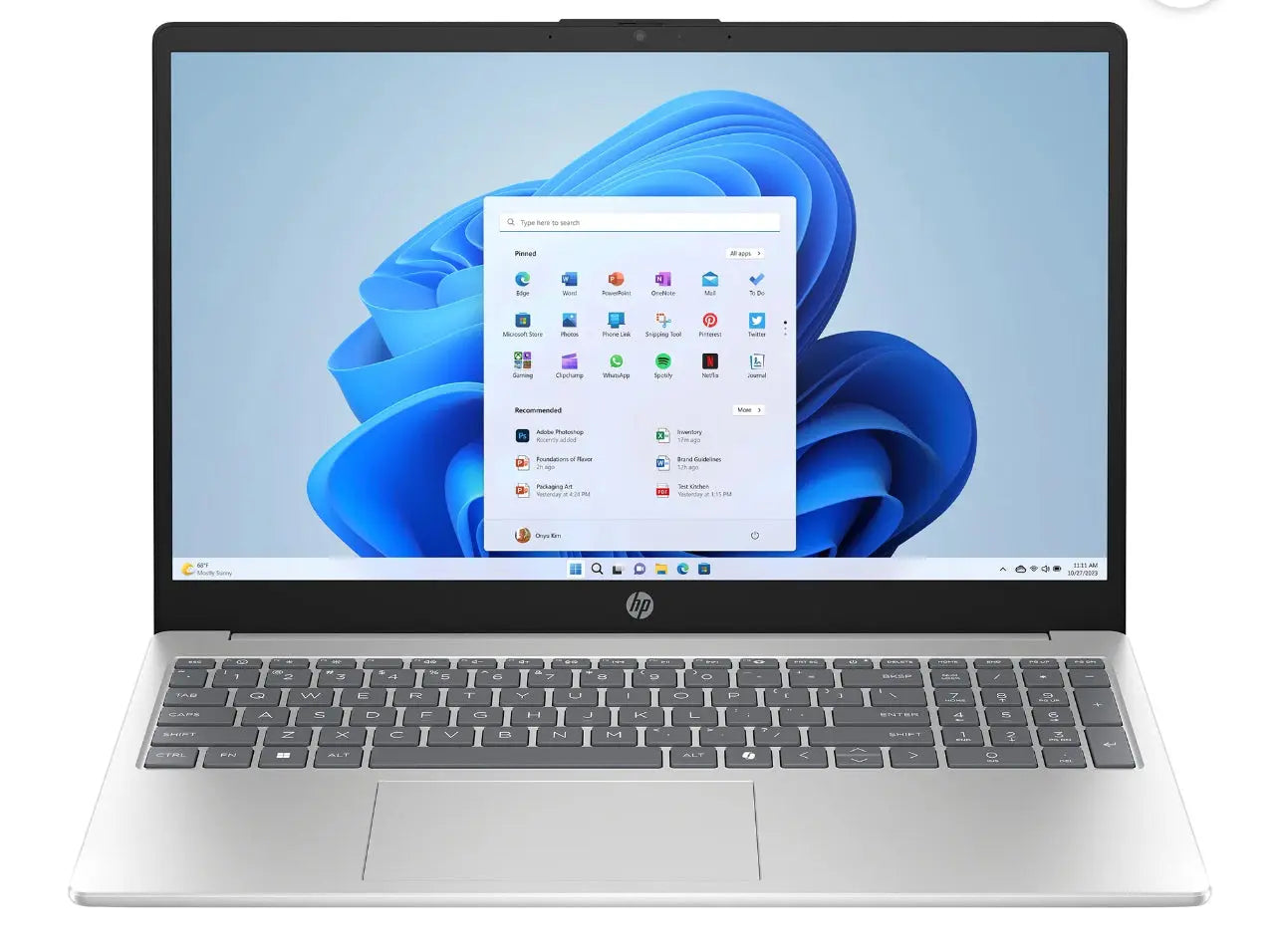 HP 15.6 inch windows laptop Crystal Haven