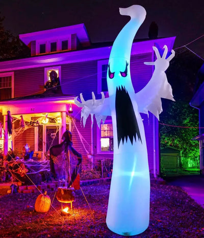 Halloween inflatable outdoor ghost 12 ft Crystal Haven