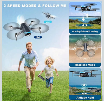 GPS drone with camera and 2 batteries bundle deal Crystal Haven