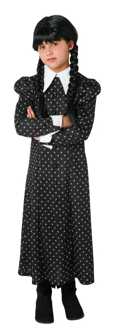 Wednesday Adam’s Halloween costume for girls Crystal Haven