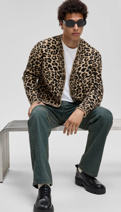 Men’s leopard jacket Crystal Haven