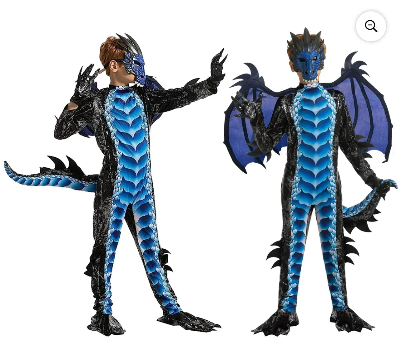 Dragon Halloween costume for kids Crystal Haven