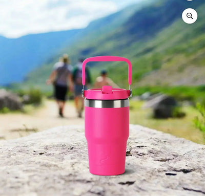 Jumbo pink stainless Tumbler Crystal Haven