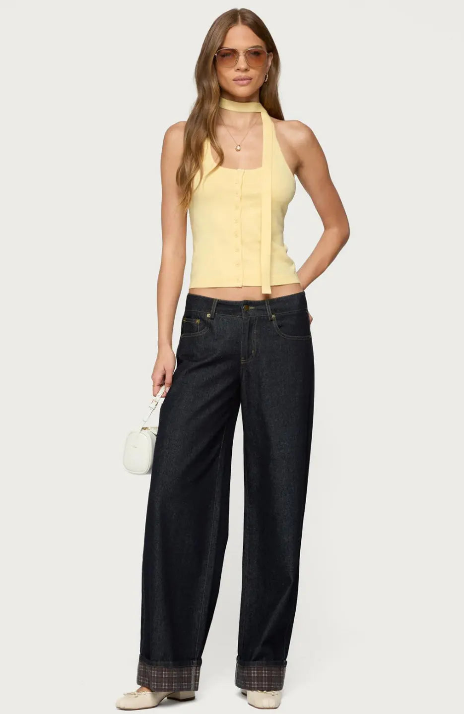 Women’s Yellow Top Crystal Haven