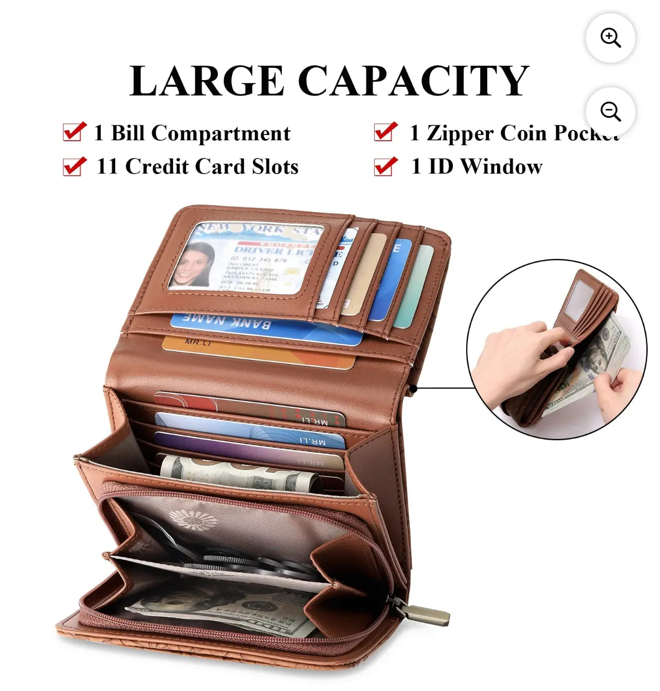 Women’s premium wallet Crystal Haven