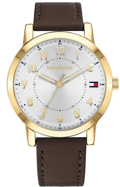 Men’s leather watch 42 mm Crystal Haven