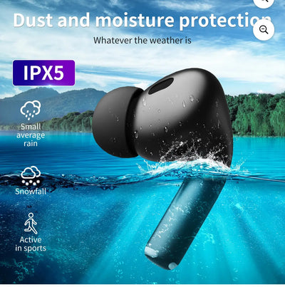 Earbuds with touch screen Bluetooth and noise cancellation Crystal Haven