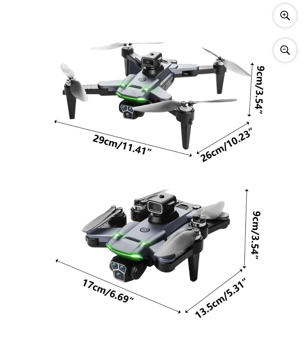 Remote control obstacle avoidance drone Crystal Haven