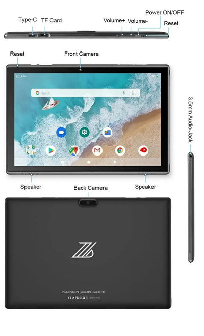 Android 14 tablet comes with dual camera, touch screen and Bluetooth Crystal Haven