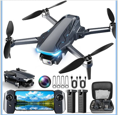 GPS drone with camera and 2 batteries bundle deal Crystal Haven