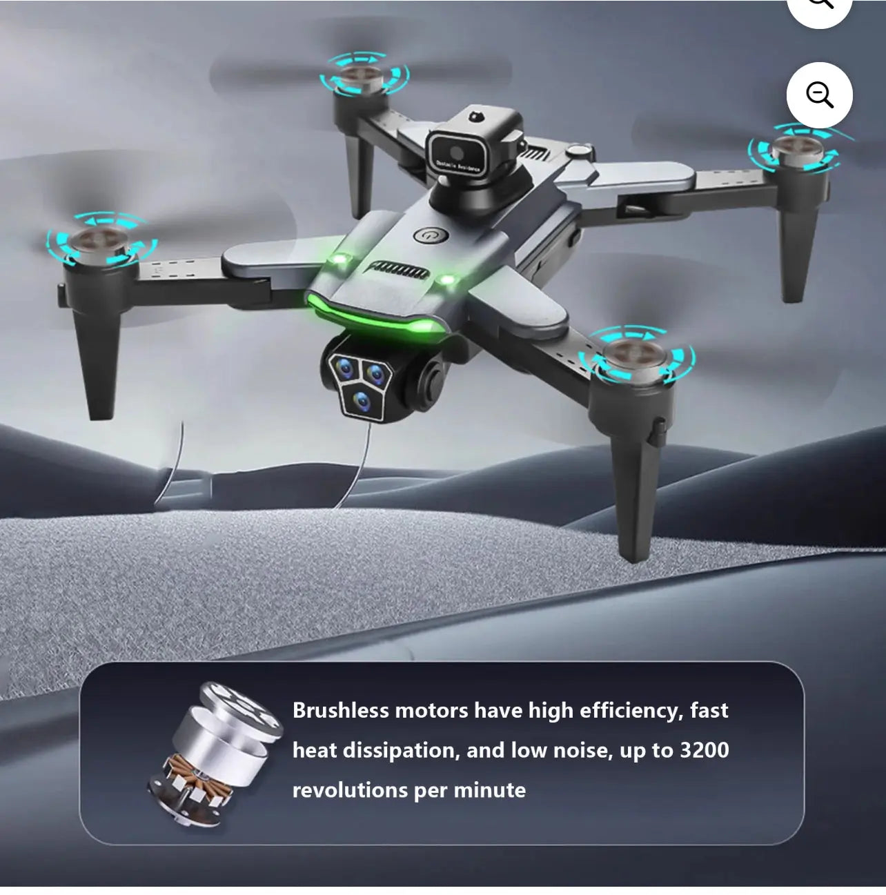 Remote control obstacle avoidance drone Crystal Haven