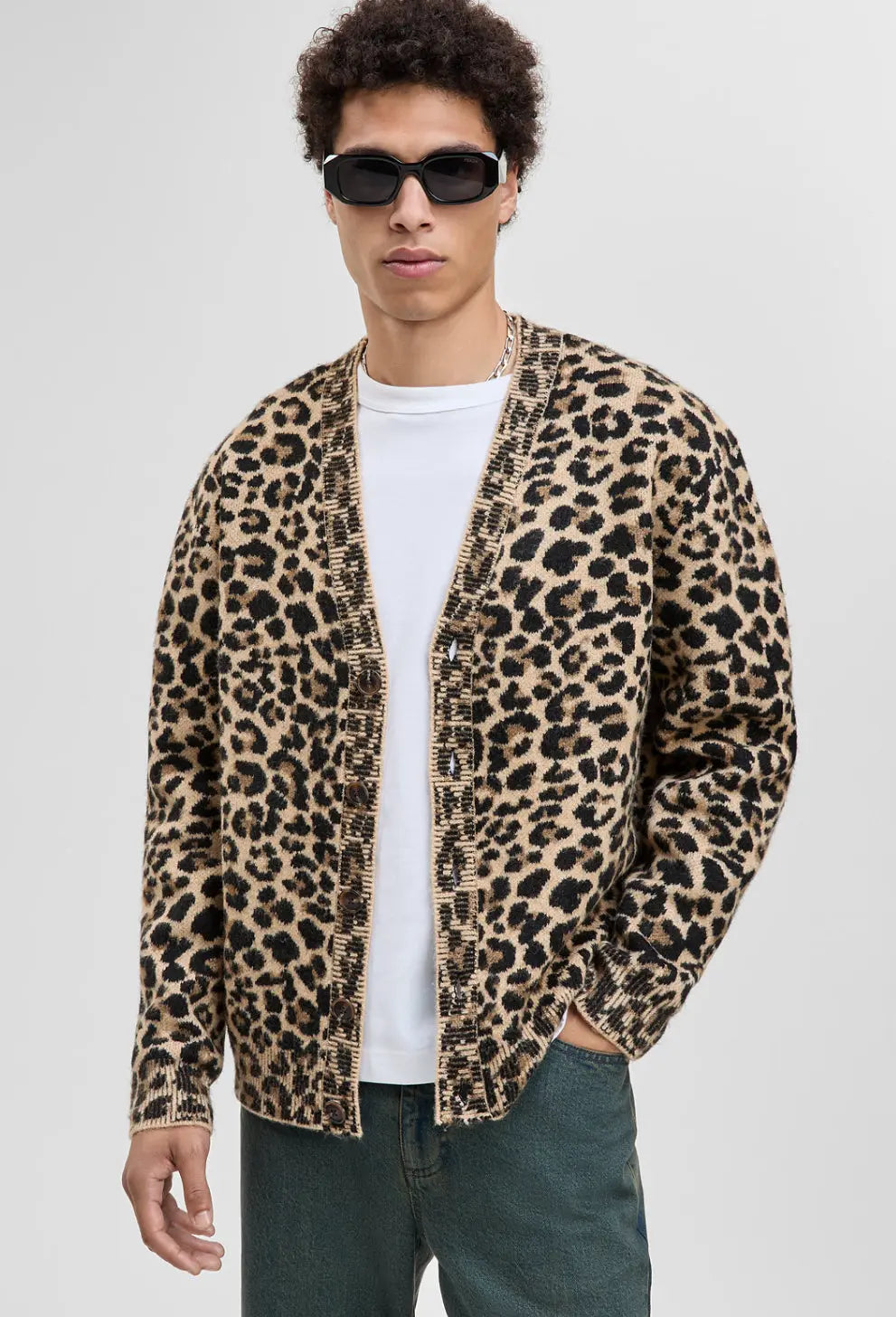 Men’s leopard jacket Crystal Haven