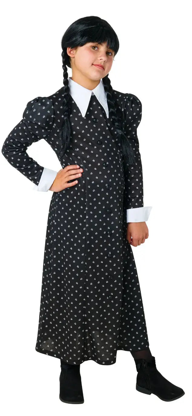 Wednesday Adam’s Halloween costume for girls Crystal Haven