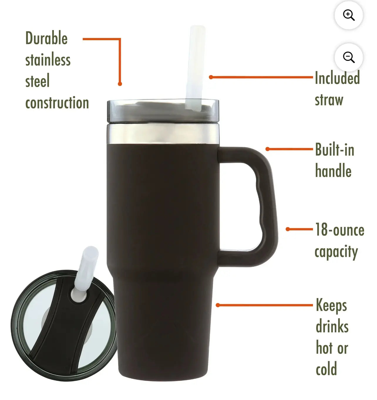 Stainless steel Tumbler Crystal Haven