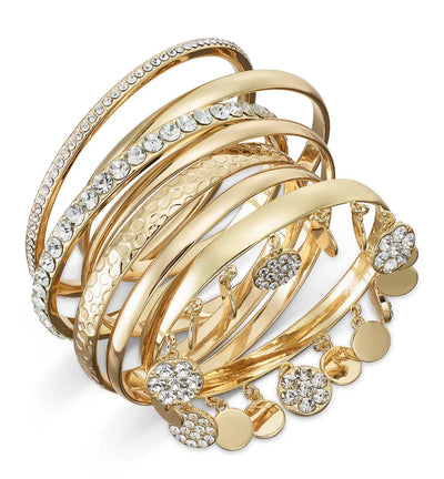 Women’s gold bangle Crystal Haven