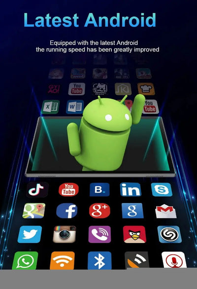 Android 14 tablet comes with dual camera, touch screen and Bluetooth Crystal Haven