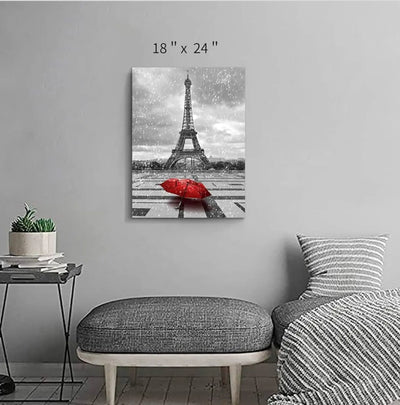 Eiffel Tower painting 24L x 18 W Crystal Haven